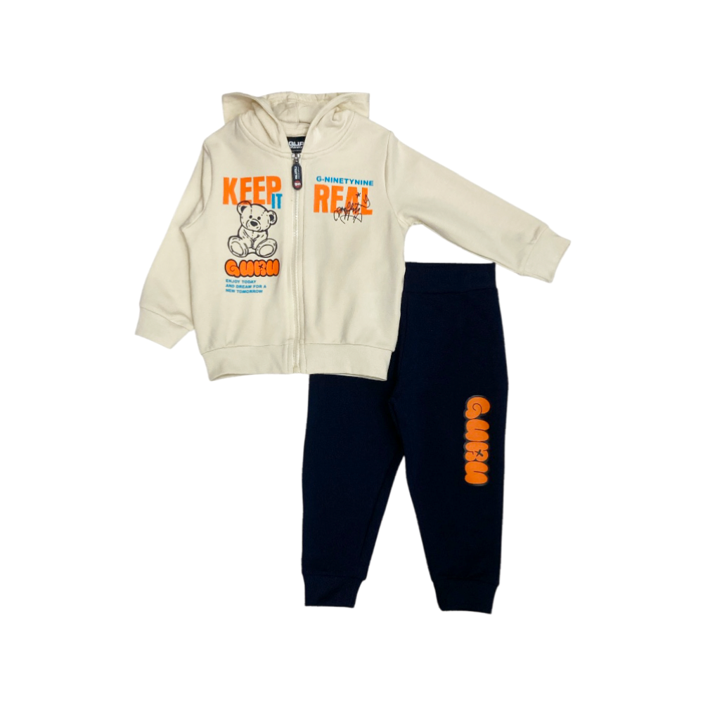 tuta bambina felpa leggera 12/30 mesi