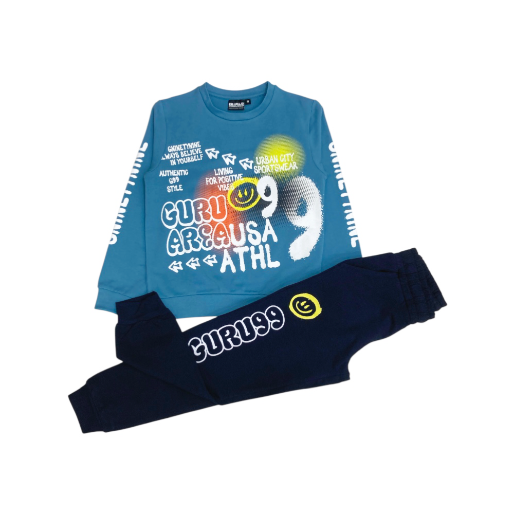 tuta ragazzo felpa leggera 8/14 anni