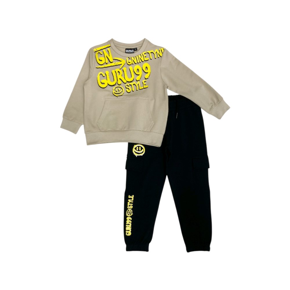 tuta bambino felpa leggera 3/7 anni