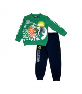 tuta bambino felpa leggera 3/7 anni