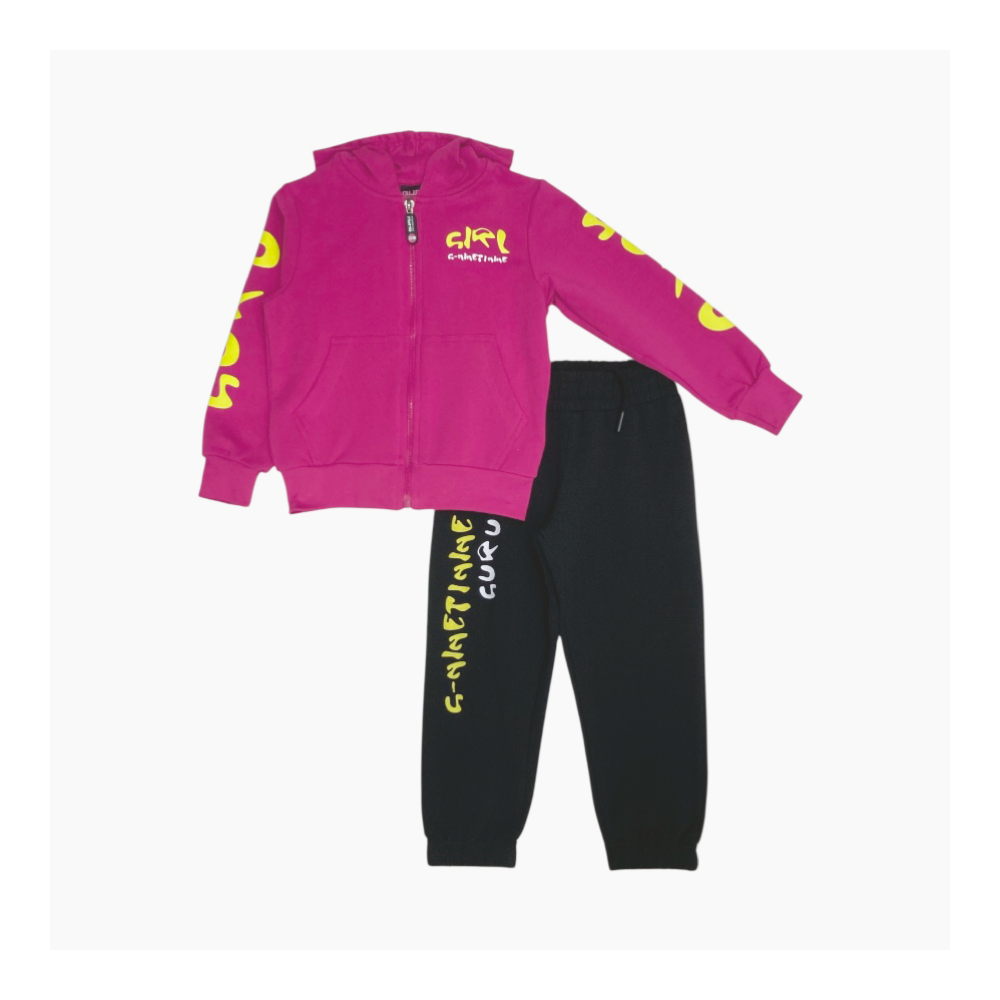 tuta bambina felpa leggera 3/7 anni