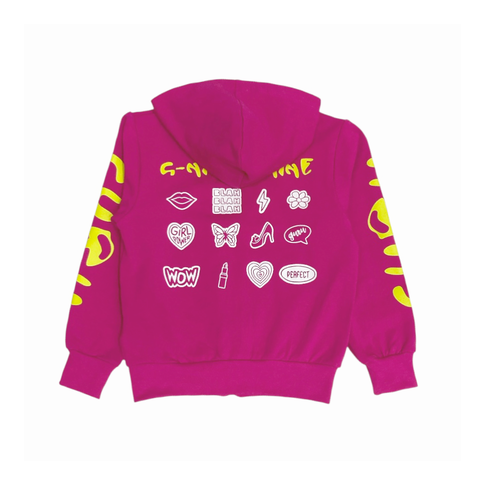 tuta bambina felpa leggera 3/7 anni