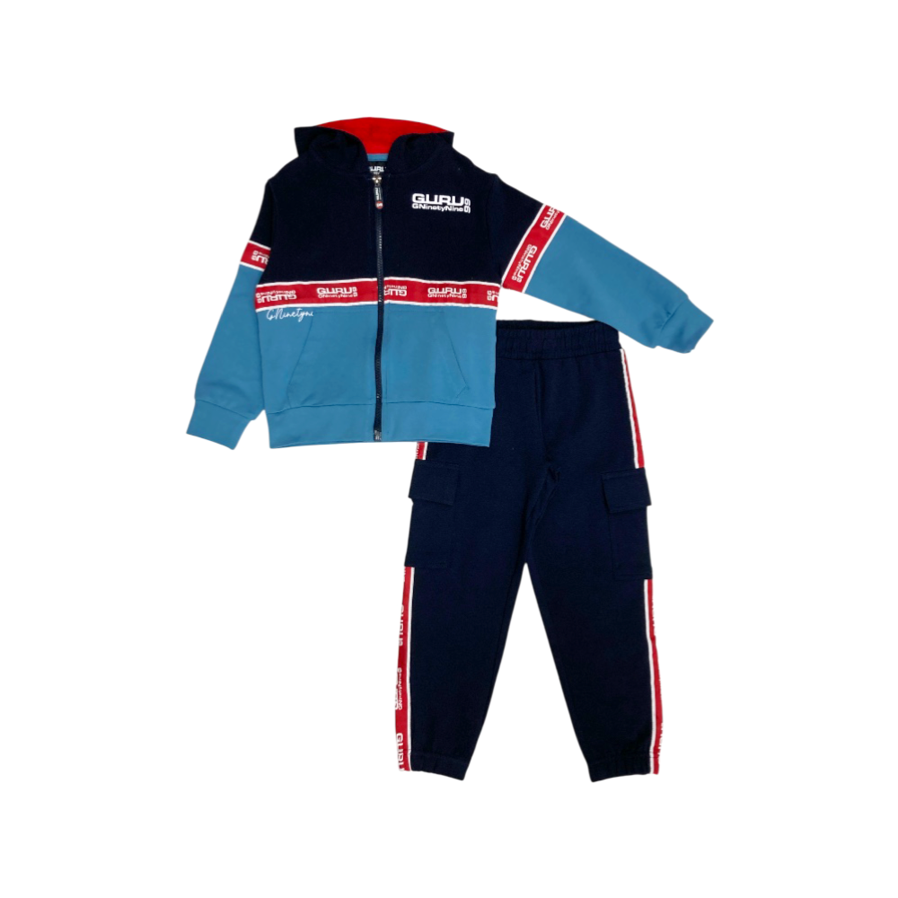 tuta bambino felpa leggera 3/7 anni