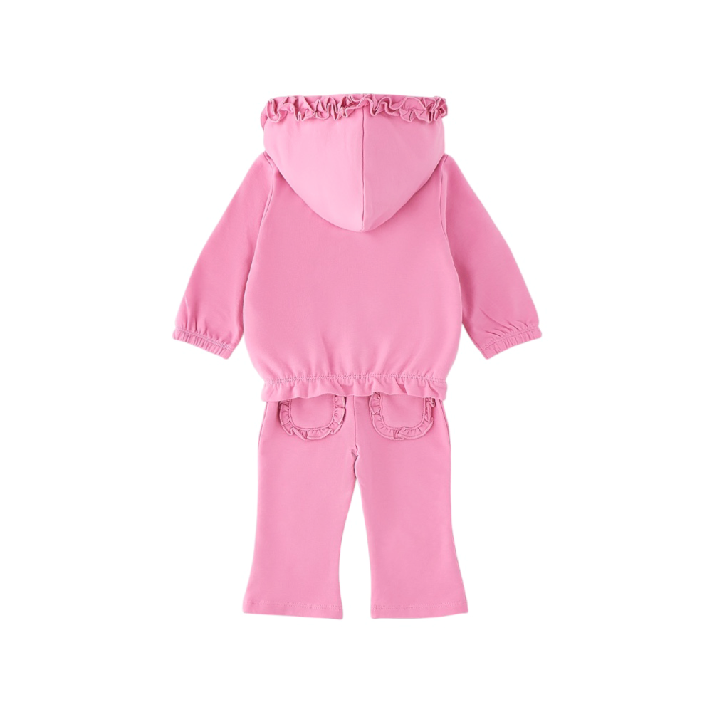 tuta bambina felpa leggera 3/24 mesi