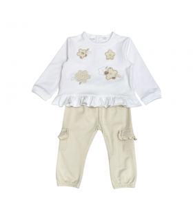 tuta bambino felpa leggera 3/24 mesi