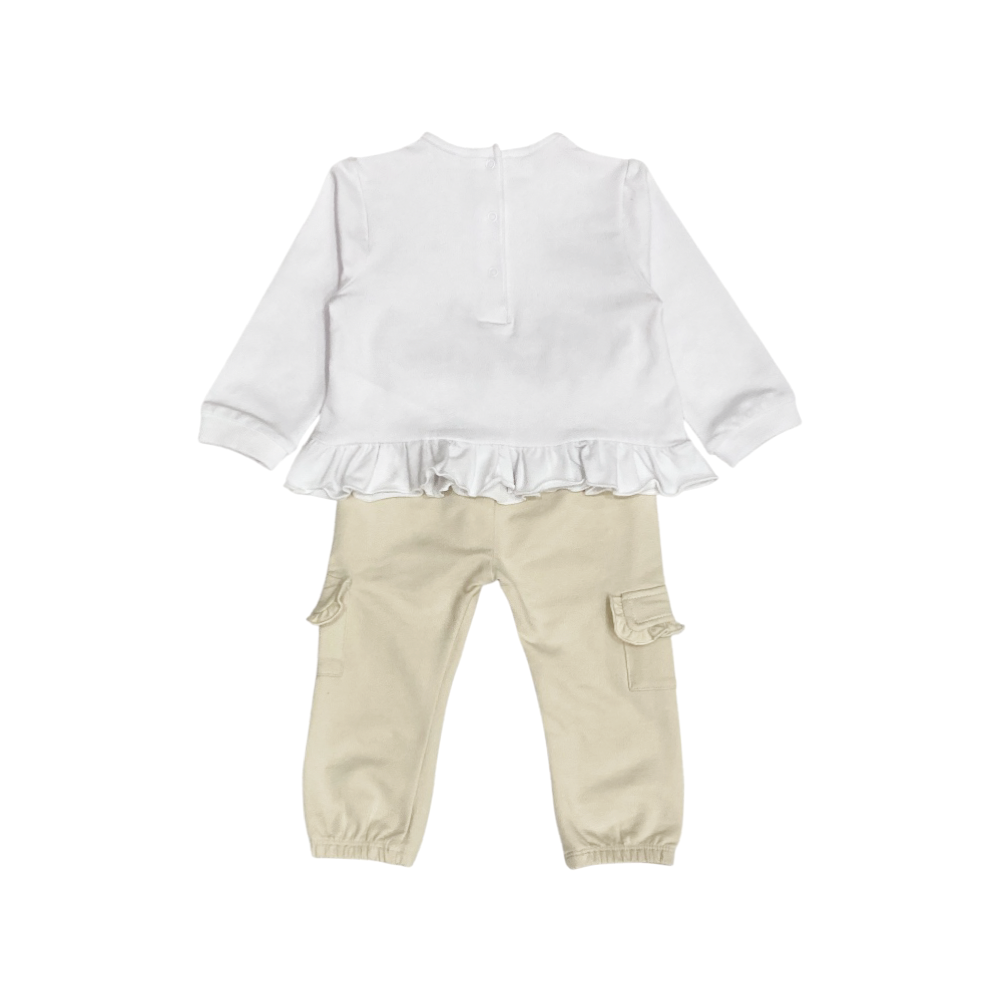 tuta bambino felpa leggera 3/24 mesi