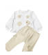 tuta bambino felpa leggera 3/24 mesi