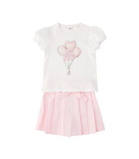 completo bambina cotone 9/30 mesi