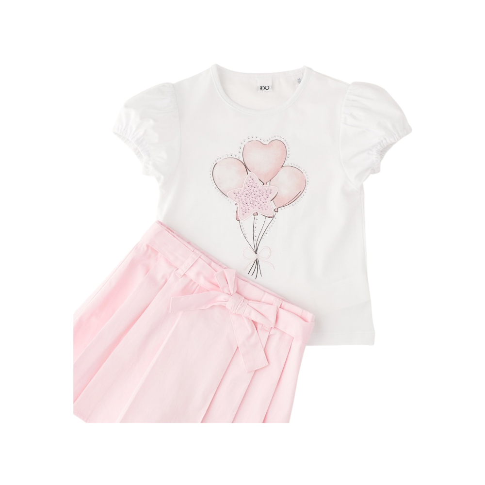 completo bambina cotone 9/30 mesi