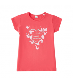 t-shirt bambina cotone 3/8 anni