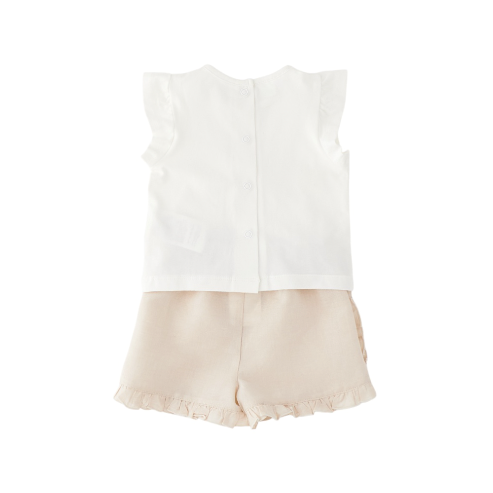 completo corto bambina 3/24 mesi