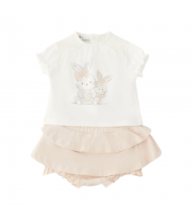 completo corto bambina 3/24 mesi