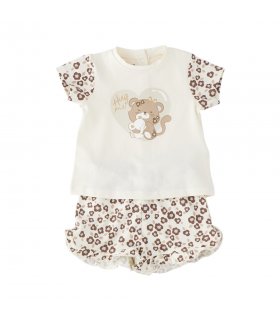 completo corto bambina 3/24 mesi