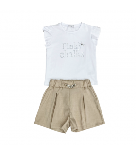 completo corto bambina 3/4-11/12 anni