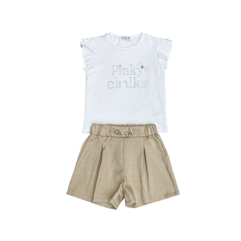 completo corto bambina 3/4-11/12 anni