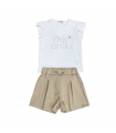 completo corto bambina 3/4-11/12 anni