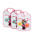 set 3 pezzi bavagli asilo MINNIE