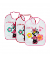 set 3 pezzi bavagli asilo MINNIE