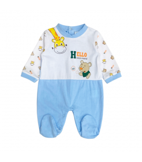 tutina neonato cotone 0/3-9/12 mesi