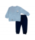 tuta bambino felpa leggera 1/24 mesi