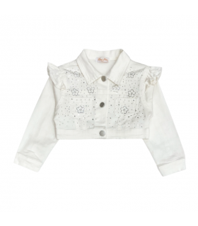 giubbotto bambina twill 12/36 mesi