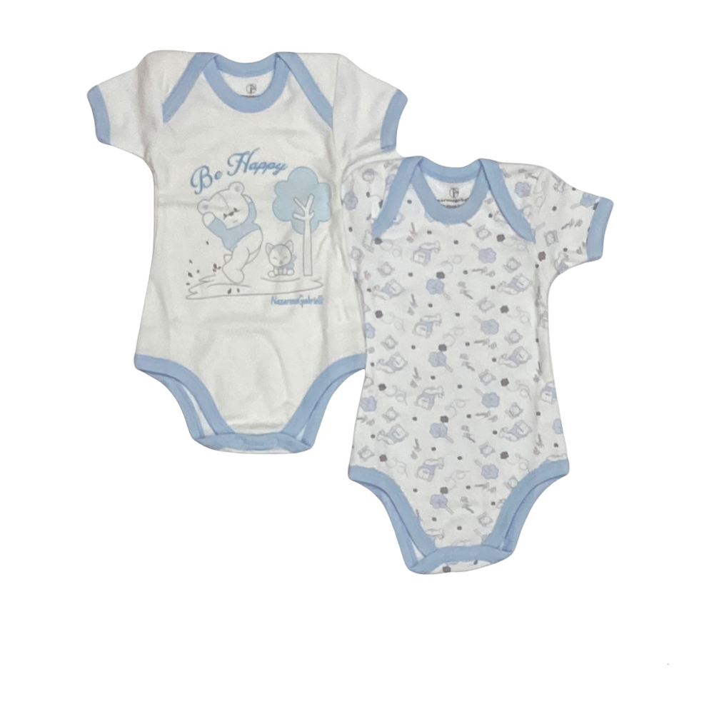 set 2 pezzi body caldo cotone 0/36 mesi