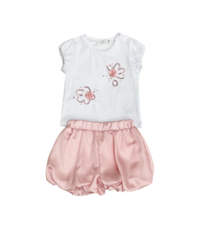 completo corto bambina 12/36 mesi