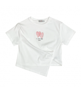t-shirt ragazza jersey 4/14 anni