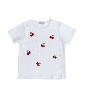 t-shirt bambina jersey 3/4-11/12 anni