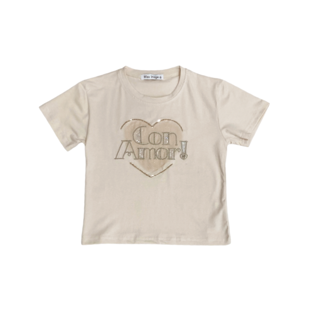 t-shirt bambina jersey 4/12 anni