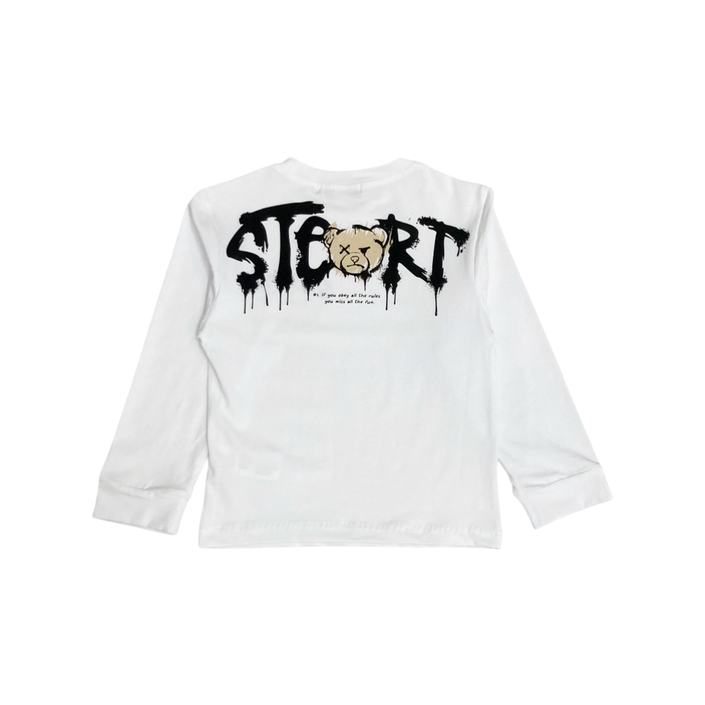 t-shirt bambino cotone 3/8 anni