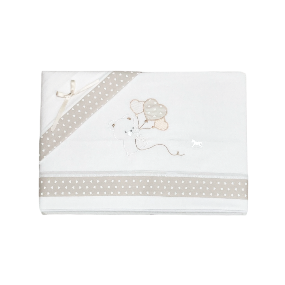 set lenzuolini carrozzina cotone