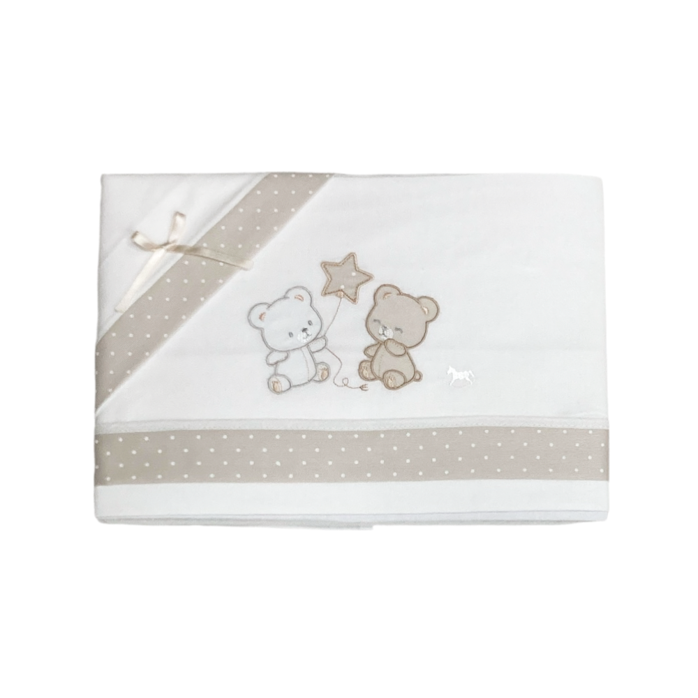set lenzuolini carrozzina cotone