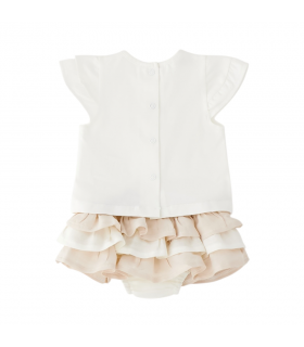 completo corto bambina 3/24 mesi