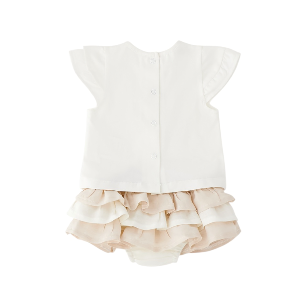 completo corto bambina 3/24 mesi