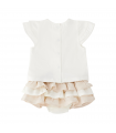 completo corto bambina 3/24 mesi