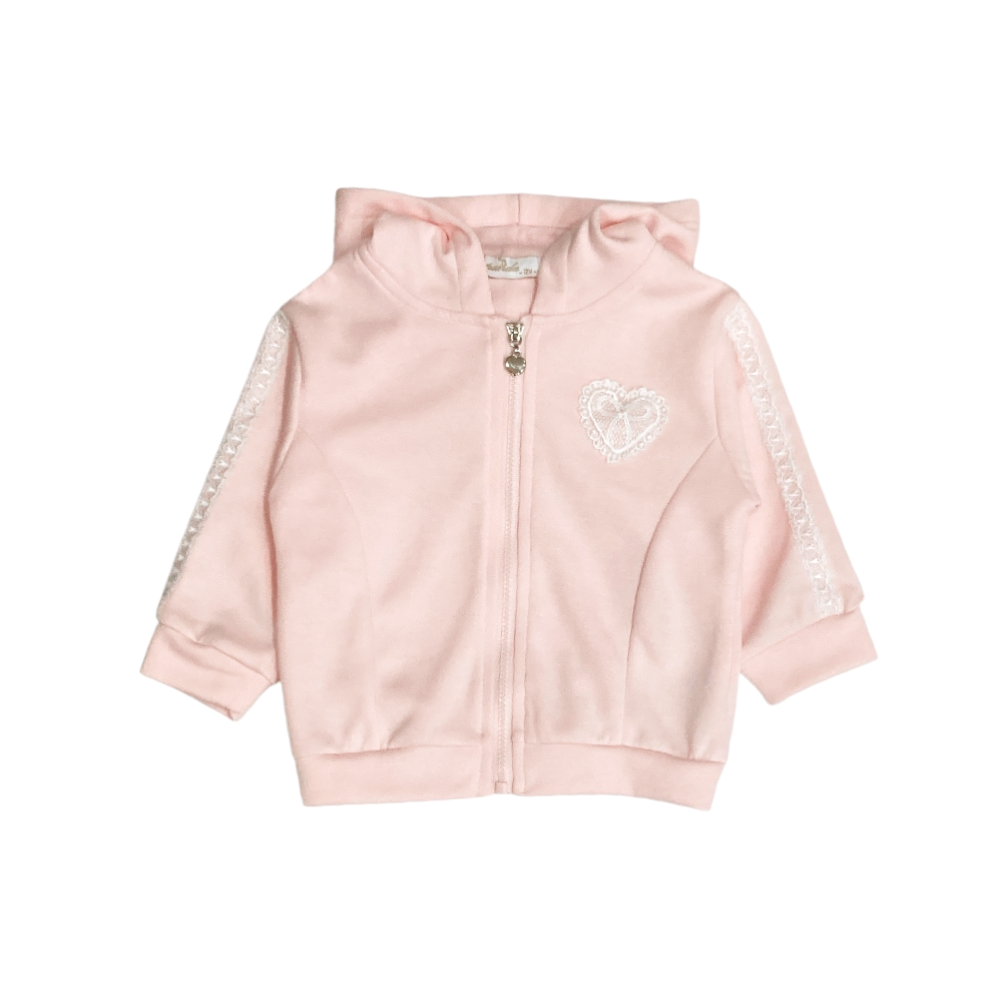 tuta bambina felpa leggera 12/36 mesi