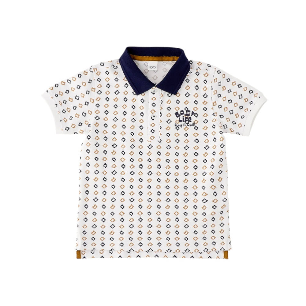 polo bambino jersey 3/8 anni