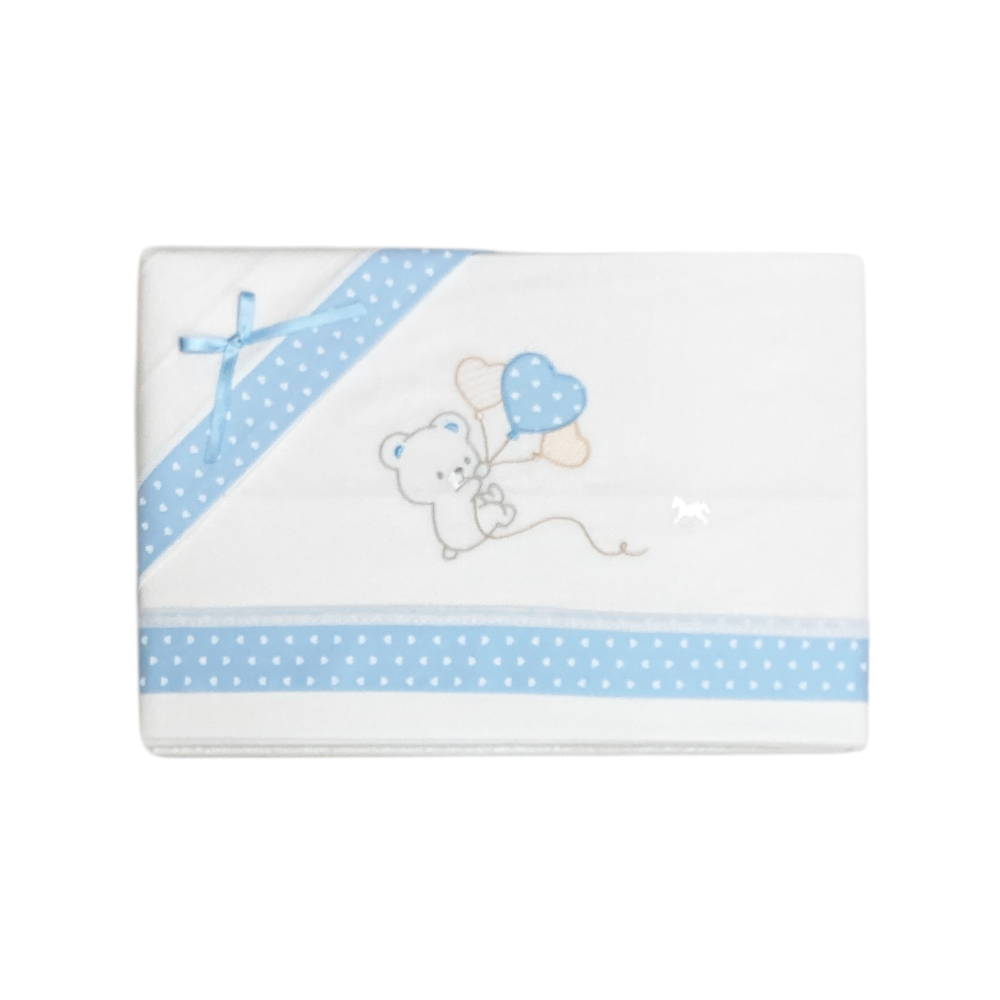 set lenzuolini carrozzina cotone