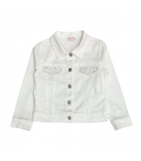 giacca twill bambina 4/12 anni