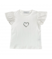 t-shirt bambina jersey 4/12 anni