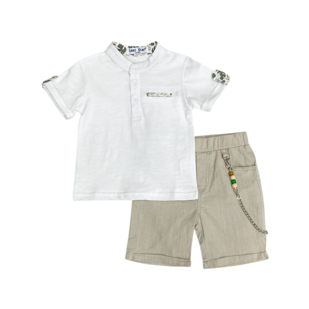 completo corto bambino 12/36 mesi