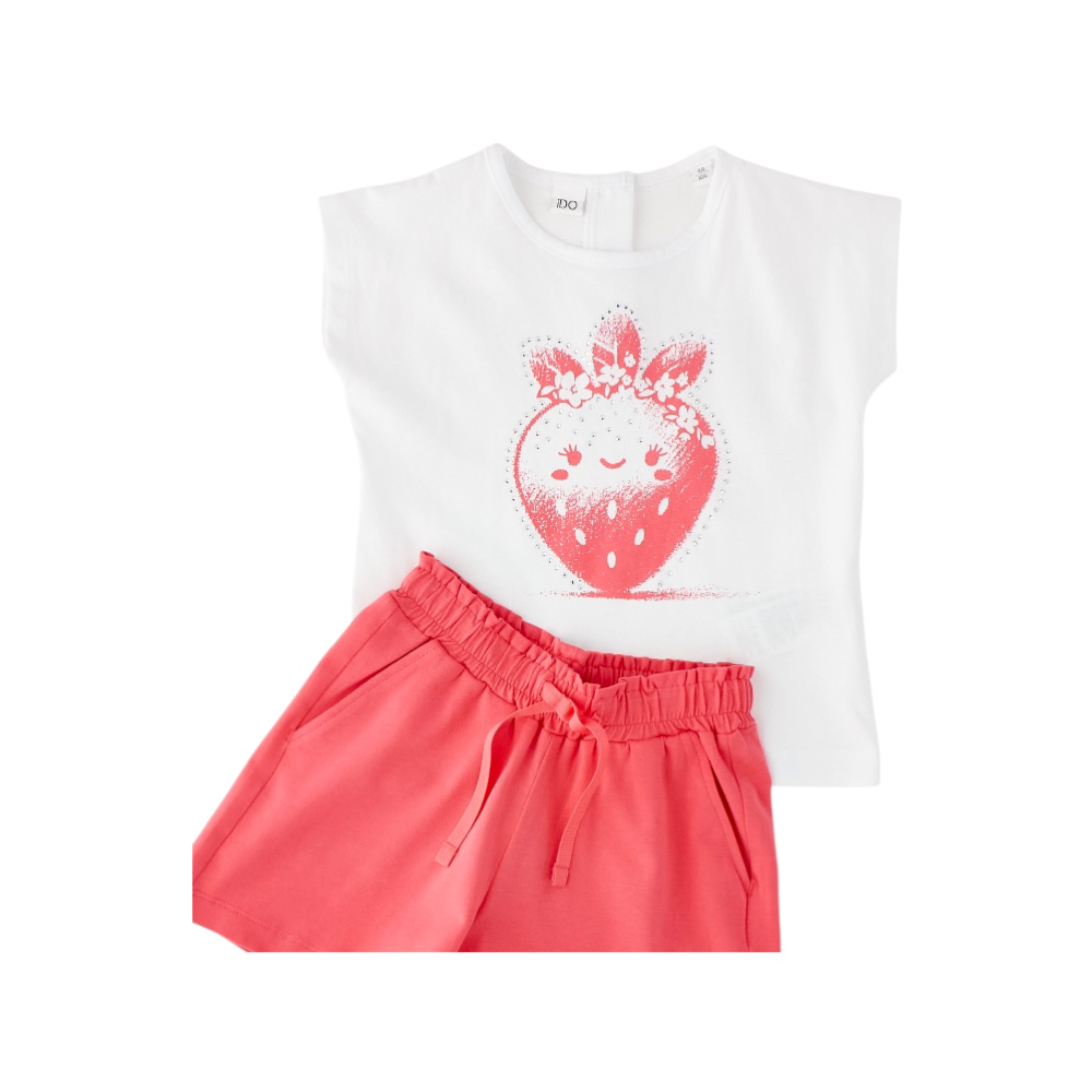 completo corto bambina jersey 9/30 mesi