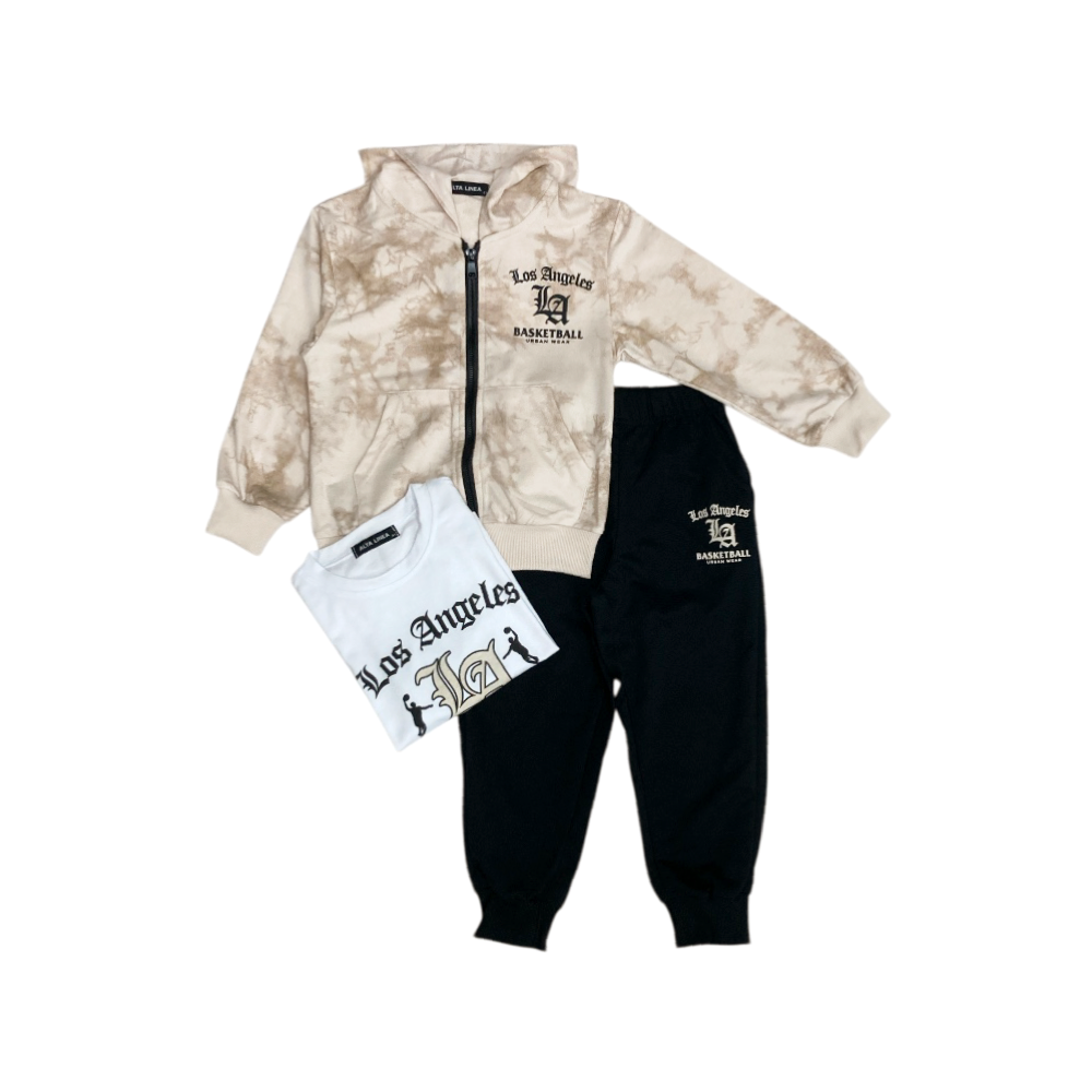 tuta bambino felpa leggera 4/12 anni