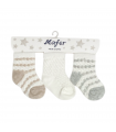 set 3 paia calzini neonato/a cotone