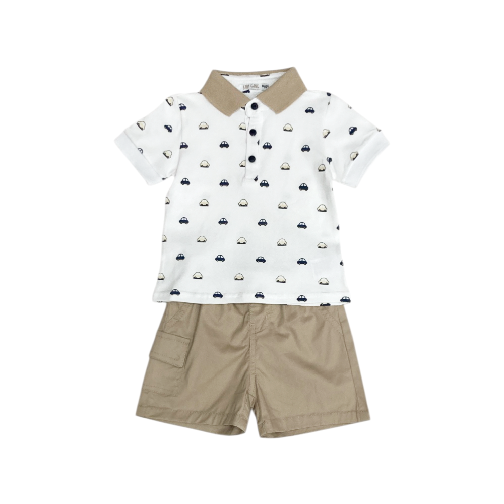 completo corto bambino 3/18 mesi