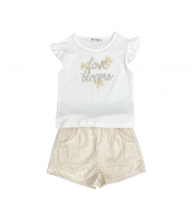 completo corto bambina 4/12 anni