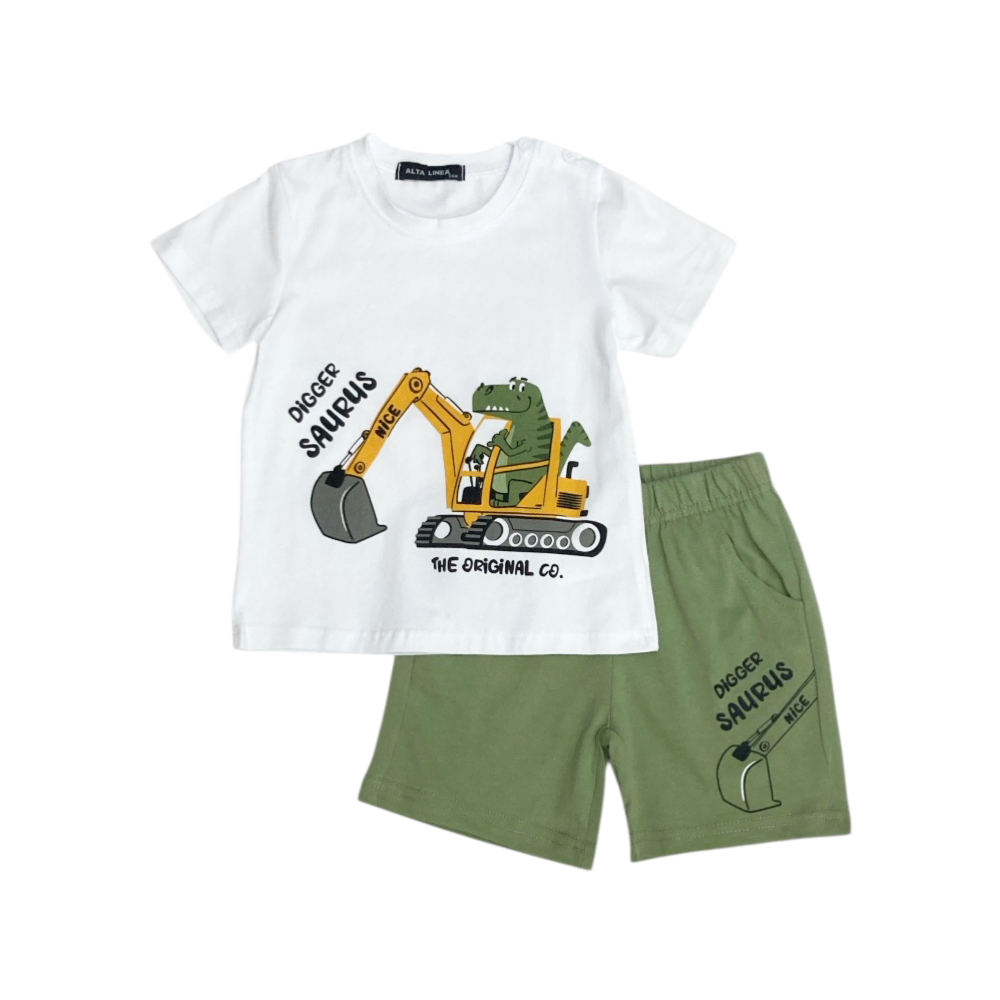 completo corto bambino 12/36 mesi