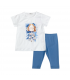 completo bambina jersey 3/7 anni