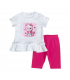 completo bambina jersey 18/36 mesi